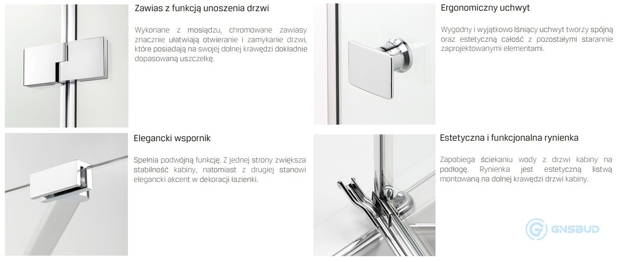 New Trendy Eleganta Detale Szczegóły Cechy serii technologie - lazienkarium.pl