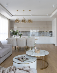 130 m2 czystej elegancji. Zobacz warszawski apartament w stylu modern classic