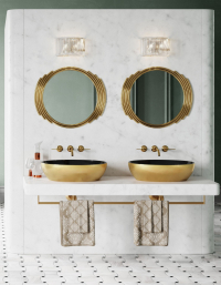 Tile drenching podbija łazienki. Ten trend daje efekt wnętrza jak z luksusowego hotelu
