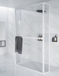 Architekci stawiają na Cloud Dancer. Tak wygląda kolor roku 2026 w aranżacjach łazienek