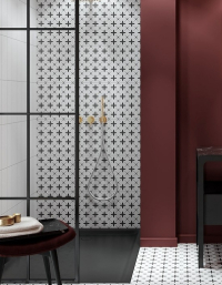 Duże kafle? Już niekoniecznie. Projektanci wracają do małych format&oacute;w! Zobacz 10 łazienek