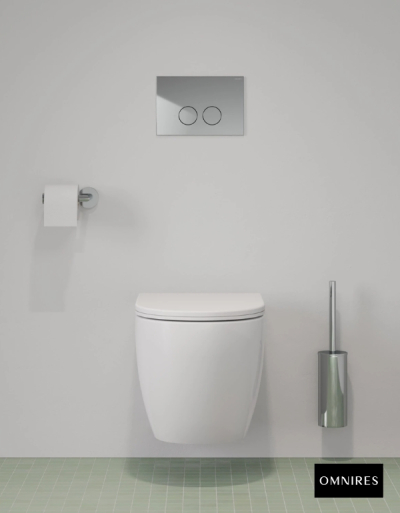 Przycisk, który robi różnicę. OMNIRES MINIMAL to must-have do nowoczesnej łazienki!