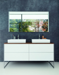 Duravit Xsquare – meble do łazienki, lustro z oświetleniem, szafki z blatem i wiele więcej!
